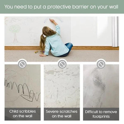Self-Adhesive Transparent Electrostatic Wall Protection Film | Buy 1 Get 1 Free